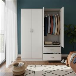 ΝΤΟΥΛΑΠΑ ΤΕΤΡΑΦΥΛΛΗ LEGO PAKOWORLD ΛΕΥΚΗ 160X42X180ΕΚ - - 383-000179 PAKO WORLD