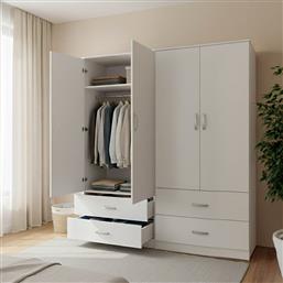 ΝΤΟΥΛΑΠΑ ΤΕΤΡΑΦΥΛΛΗ ΜΕ ΣΥΡΤΑΡΙΑ LEGO PAKOWORLD ΛΕΥΚΗ 160X42X180ΕΚ - - 383-000177 PAKO WORLD