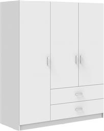 ΝΤΟΥΛΑΠΑ ΤΡΙΦΥΛΛΗ ROYAL PAKOWORLD ΜΕ ΣΥΡΤΑΡΙΑ ΛΕΥΚΟ 150X58X177ΕΚ - - 361-000117 PAKO WORLD