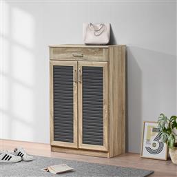 ΠΑΠΟΥΤΣΟΘΗΚΗ-ΝΤΟΥΛΑΠΙ SANTE PAKOWORLD 20 ΖΕΥΓΩΝ ΣΕ SONOMA-ΑΝΘΡΑΚΙ ΑΠΟΧΡΩΣΗ 80X37X123ΕΚ - - 123-000252 PAKO WORLD