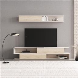 ΣΥΝΘΕΤΟ ΣΑΛΟΝΙΟΥ BRICK PAKOWORLD ΣΕ OAK-ΚΡΕΜ ΑΠΟΧΡΩΣΗ 240X40X50.4ΕΚ - - 192-000045 PAKO WORLD