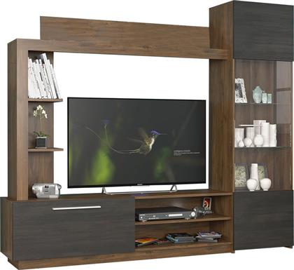 ΣΥΝΘΕΤΟ ΣΑΛΟΝΙΟΥ JUNE PAKOWORLD ΚΑΡΥΔΙ-WENGE 204X35X177ΕΚ - - 173-000020 PAKO WORLD