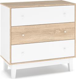 ΣΥΡΤΑΡΙΕΡΑ AWELL PAKOWORLD 3ΩΝ ΣΥΡΤΑΡΙΩΝ SONOMA-ΛΕΥΚΟ 90X44X88,5ΕΚ - - 173-000006 PAKO WORLD