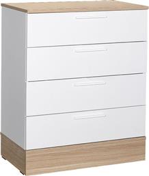 ΣΥΡΤΑΡΙΕΡΑ PELITA PAKOWORLD ΣΕ ΛΕΥΚΗ-OAK ΑΠΟΧΡΩΣΗ 72X40X88ΕΚ - - 039-000209 PAKO WORLD