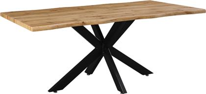 TΡΑΠΕΖΙ GILMAN PAKOWORLD MDF SONOMA-ΜΑΥΡΟ 180X90X75ΕΚ - - 235-000022 PAKO WORLD