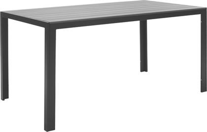 ΤΡΑΠΕΖΙ NARES PAKOWORLD ΑΛΟΥΜΙΝΙΟ ΑΝΘΡΑΚΙ-PLYWOOD ΓΚΡΙ 140X80X72.5ΕΚ - - 152-000003 PAKO WORLD