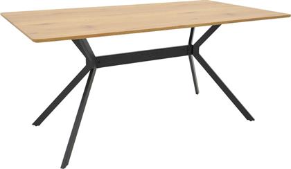 ΤΡΑΠΕΖΙ NERELIS PAKOWORLD ΦΥΣΙΚΟ MDF ΚΑΙ ΠΟΔΙ ΜΑΥΡΟ ΜΕΤΑΛΛΟ 160X90X75ΕΚ - - 292-000099 PAKO WORLD