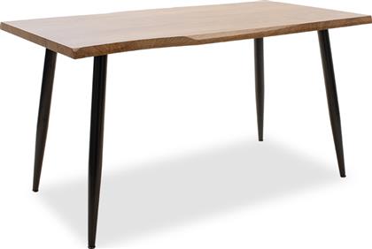 ΤΡΑΠΕΖΙ NEVE PAKOWORLD MDF ΚΑΡΥΔΙ-ΠΟΔΙ ΜΕΤΑΛΛΙΚΟ ΜΑΥΡΟ 140X80X75ΕΚ - - 101-000025 PAKO WORLD
