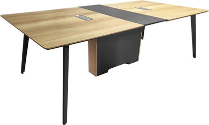 ΤΡΑΠΕΖΙ ΣΥΝΕΔΡΙΑΣΕΩΝ ΕΠΑΓΓΕΛΜΑΤΙΚΟ DENITH PAKOWORLD ΑΝΘΡΑΚΙ-ΦΥΣΙΚΟ 240X120X75ΕΚ - - 069-000103 PAKO WORLD