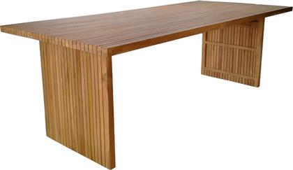 ΤΡΑΠΕΖΙ ZIBRA PAKOWORLD TEAK ΞΥΛΟ ΣΕ ΦΥΣΙΚΗ ΑΠΟΧΡΩΣΗ 220X100X75ΕΚ - - 343-000024 PAKO WORLD