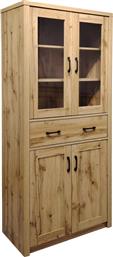 ΒΙΤΡΙΝΑ-ΝΤΟΥΛΑΠΑ NISSO PAKOWORLD ΣΕ OAK ΑΠΟΧΡΩΣΗ 80X40X183.5ΕΚ - - 049-000116 PAKO WORLD