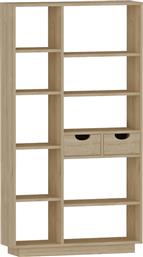 ΒΙΒΛΙΟΘΗΚΗ ΜΕ ΣΥΡΤΑΡΙΑ DAKIN PAKOWORLD ΣΕ OAK ΑΠΟΧΡΩΣΗ 80X25X190ΕΚ - - 120-000484 PAKO WORLD