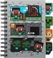 : MINECRAFT NOTEBOOK WITH DIVIDERS PALADONE