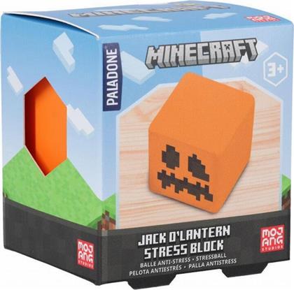 THE NOBLE COLLECTION MINECRAFT JACK O LANTERN STRESS BLOCK PALADONE από το PUBLIC