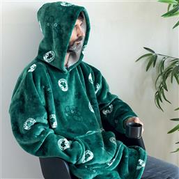 FLEECE ΦΟΥΤΕΡ ΜΕ SHERPA (80X100) HUHU PANATHINAIKOS PALAMAIKI από το SPITISHOP