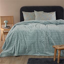 ΚΟΥΒΕΡΤΑ FLEECE ΥΠΕΡΔΙΠΛΗ 220X240 ASTER JADE (220X240) PALAMAIKI