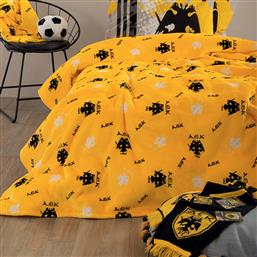 ΚΟΥΒΕΡΤΑ FLEECE ΜΟΝΗ 160X220 AEK BL (160X220) PALAMAIKI