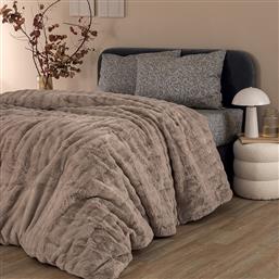 ΚΟΥΒΕΡΤΟΠΑΠΛΩΜΑ ΥΠΕΡΔΙΠΛΟ 220X240 EMBER BEIGE (220X240) PALAMAIKI