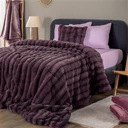 ΚΟΥΒΕΡΤΟΠΑΠΛΩΜΑ ΥΠΕΡΔΙΠΛΟ 220X240 JUNO PURPLE (220X240) PALAMAIKI