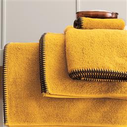 ΠΕΤΣΕΤΕΣ ΜΠΑΝΙΟΥ (ΣΕΤ 3 ΤΜΧ) TOWELS BROOKLYN YELLOW PALAMAIKI