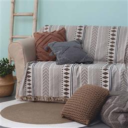 ΡΙΧΤΑΡΙ ΚΑΝΑΠΕ ΤΕΤΡΑΘΕΣΙΟΥ (180X320) FOLK BEIGE PALAMAIKI