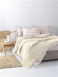 ΚΟΥΒΕΡΤΑ ΥΠΕΡΔΙΠΛΗ HOME MUSLIN MOUS NATURAL (250X240CM) PALAMAIKI