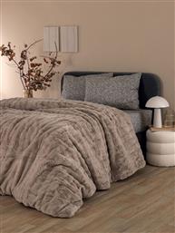 ΚΟΥΒΕΡΤΟΠΑΠΛΩΜΑ ΥΠΕΡΔΙΠΛΟ HOME EMBER BEIGE 220X240CM PALAMAIKI