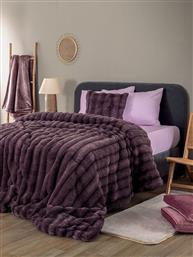 ΚΟΥΒΕΡΤΟΠΑΠΛΩΜΑ ΥΠΕΡΔΙΠΛΟ HOME JUNO PURPLE 220X240CM PALAMAIKI