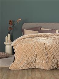 ΚΟΥΒΕΡΤΟΠΑΠΛΩΜΑ KING SIZE HOME NADINE/5 SAND 240X260CM PALAMAIKI