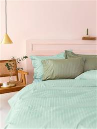 ΣΕΝΤΟΝΙΑ ΥΠΕΡΔΙΠΛΑ HOME SATEEN RIGA MINT ΣΕΤ 4ΤΜΧ (240X270CM) PALAMAIKI