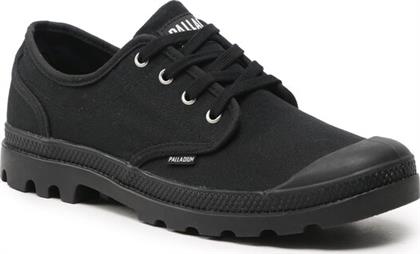 SNEAKERS PAMPA OXFORD 02351-008-M ΜΑΥΡΟ PALLADIUM από το MODIVO