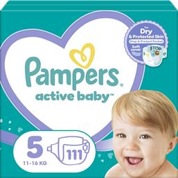 ACTIVE BABY ΝΟ5 (11-16 KG) 111 ΠΑΝΕΣ PAMPERS