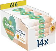 ΜΩΡΟΜΑΝΤΗΛΑ WIPES HARMONIE PROTECT&CARE 14X44 PAMPERS