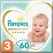 ΠΑΝΕΣ PREMIUM CARE ΜΕΓ 3 60 ΤΜΧ JUMBO PAMPERS από το e-SHOP