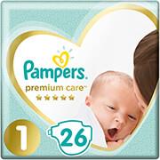 ΠΑΝΕΣ PREMIUM CARE NEWBORN 26ΤΜΧ PAMPERS από το e-SHOP