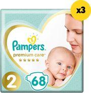 ΠΑΝΕΣ PREMIUM CARE NO2 3X68 JUMBO PAMPERS