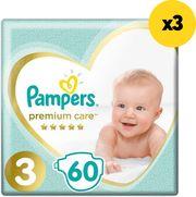 ΠΑΝΕΣ PREMIUM CARE NO3 3X60 JUMBO PAMPERS