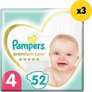 ΠΑΝΕΣ PREMIUM CARE NO4 3X52 JUMBO PAMPERS