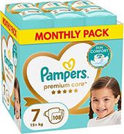 ΠΑΝΕΣ PREMIUM CARE NO7 (15+KG) 108 TMX MONTHLY PACK PAMPERS