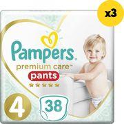 ΠΑΝΕΣ PREMIUM PANTS NO4 3Χ38 JUMBO PAMPERS