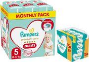 ΠΑΝΕΣ PREMIUM PANTS NO5 (12-17KG) 102TMX+ΜΩΡΟΜΑΝΤΗΛΑ SENSITIVE PAMPERS