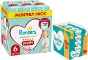 ΠΑΝΕΣ PREMIUM PANTS NO6 (15+KG) 93TMX+ΜΩΡΟΜΑΝΤΗΛΑ SENSITIVE PAMPERS