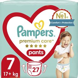 ΠΑΝΕΣ ΒΡΑΚΑΚΙ ΜΩΡΟΥ PREMIUM PANTS ΝΟ7 27 ΤΕΜΑΧΙΑ PAMPERS