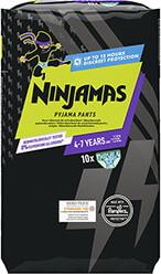 ΠΑΝΕΣ ΒΡΑΚΑΚΙ NINJAMAS 4-7Y 10 ΤΜΧ BOY PAMPERS