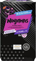 ΠΑΝΕΣ ΒΡΑΚΑΚΙ NINJAMAS 4-7Y 10ΤΜΧ GIRL PAMPERS από το e-SHOP