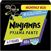 ΠΑΝΕΣ ΒΡΑΚΑΚΙ NINJAMAS 4-7Y 60ΤΜΧ BOY PAMPERS