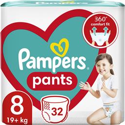PANTS JUMBO PACK NO8 (19+KG) 32 ΠΑΝΕΣ PAMPERS