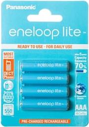 ΜΠΑΤΑΡΙΑ ΕΠΑΝΑΦΟΡΤΙΖΟΜΕΝΗ ENELOOP LITE BK-4LCCE/4BE 550 MAH SIZE AAA NI-MH 1.2V ΤΕΜ. 4 PANASONIC