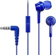 RP-TCM115E-A IN-EAR HEADPHONES WITH IN-LINE MIC BLUE PANASONIC
