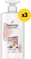 ΣΑΜΠΟΥΑΝ ROSE WATER LIFT&VOLUME 1500ML(3X500ML) PANTENE